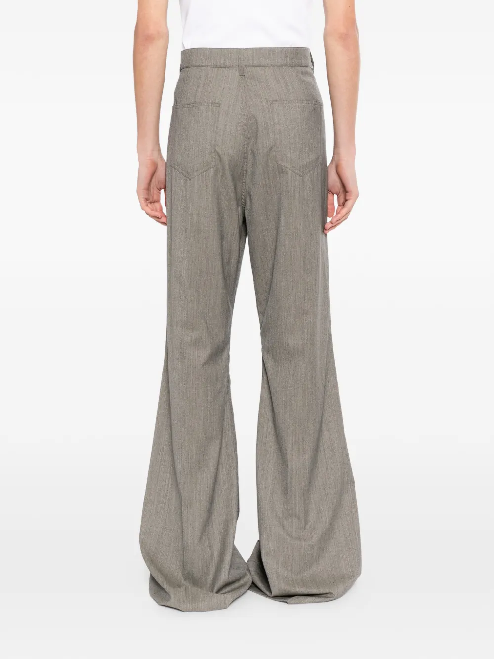 Rick Owens Bloan bootcut flared broek Grijs
