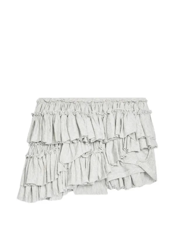 DRIES VAN NOTEN ラッフル ショートパンツ | グレー | FARFETCH JP