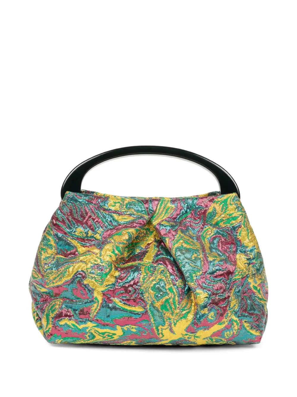 DRIES VAN NOTEN Kleine shopper met print Groen