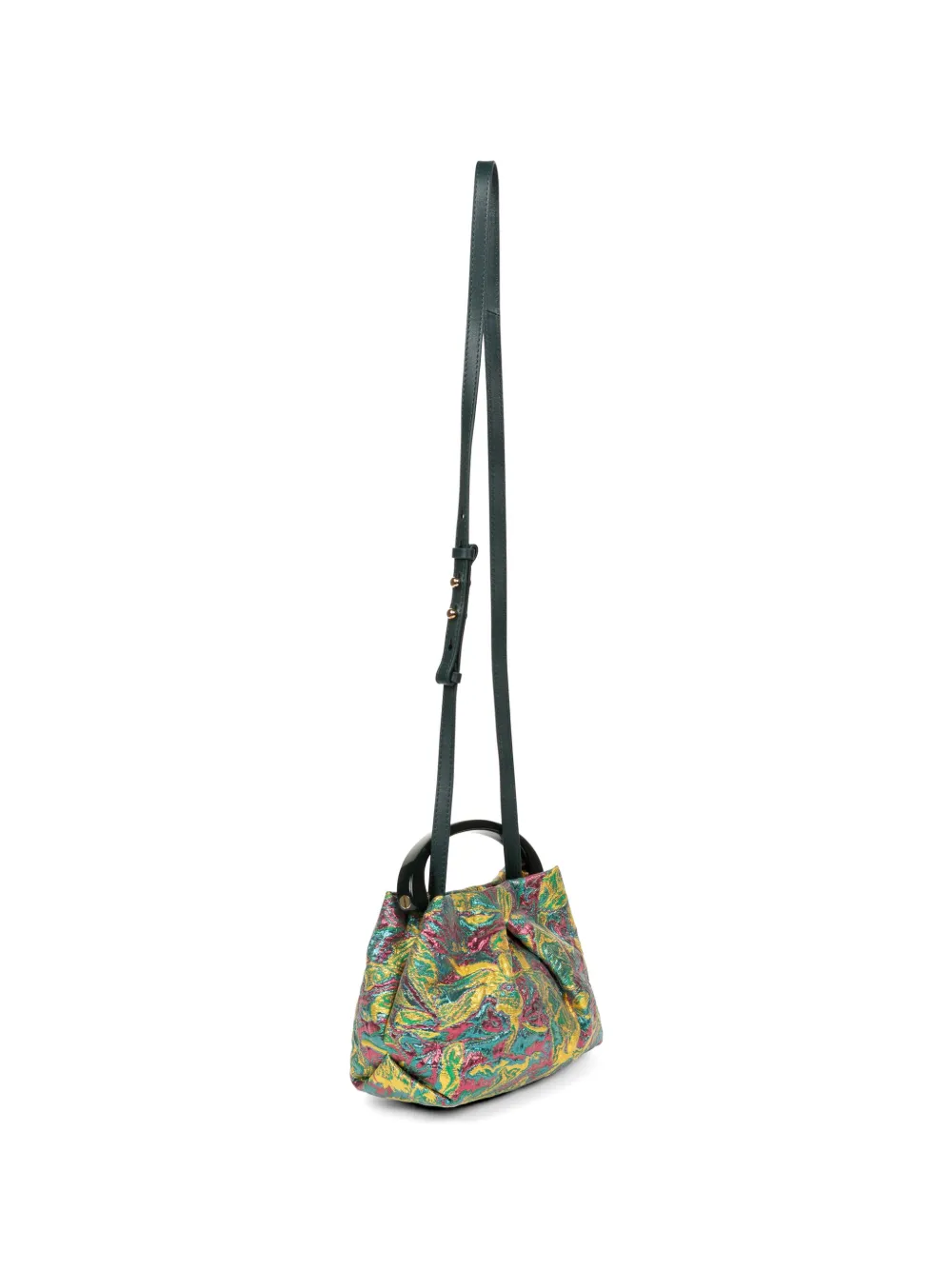 DRIES VAN NOTEN Kleine shopper met print Groen