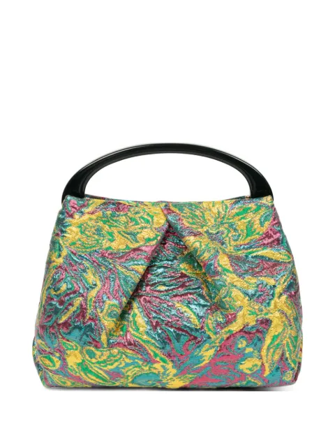 DRIES VAN NOTEN tote pequeña con estampado