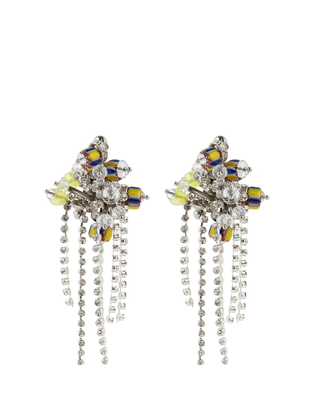 DRIES VAN NOTEN beaded earrings - Giallo