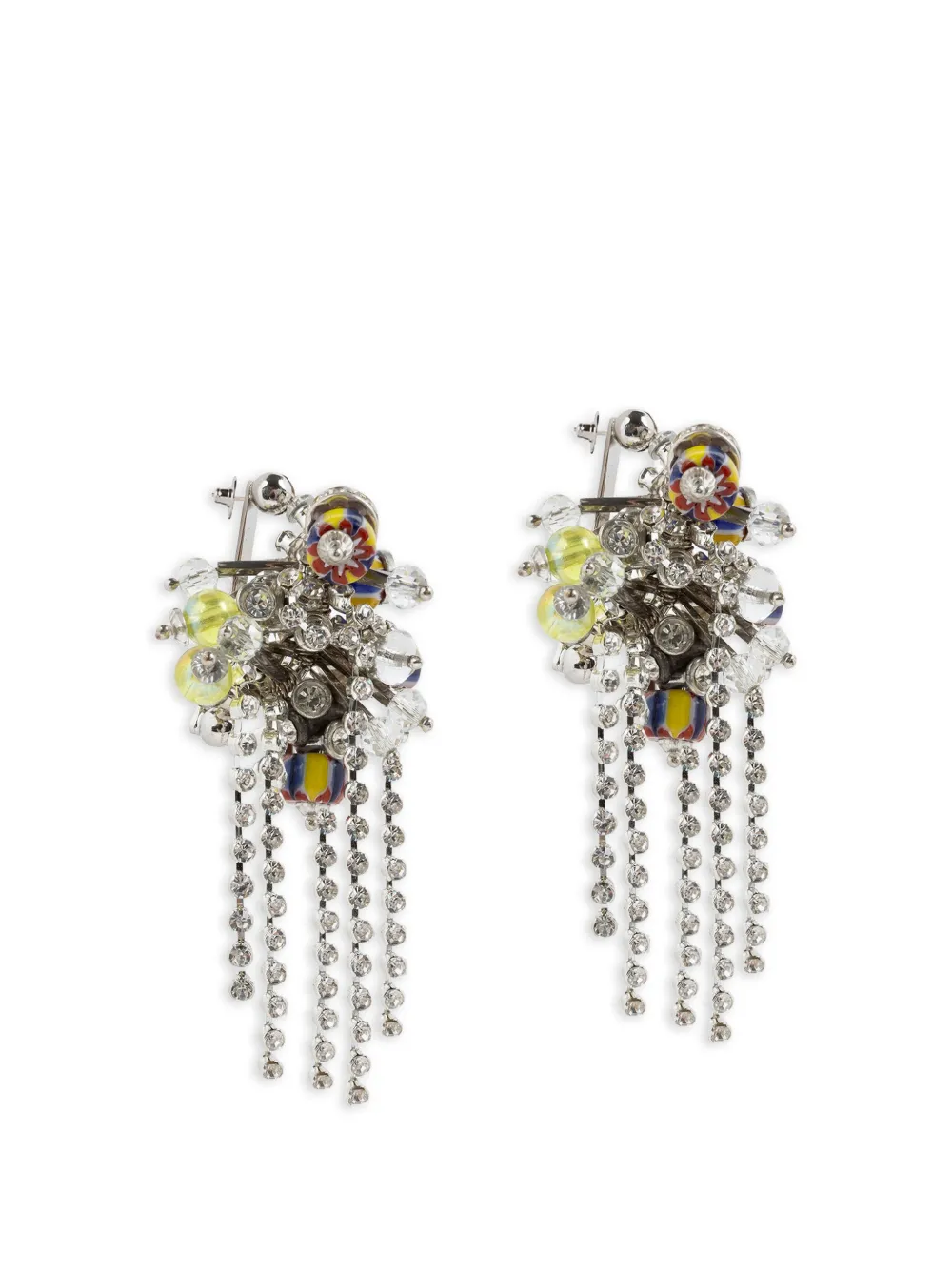  Dries Van Noten Beaded Earrings - Yellow 