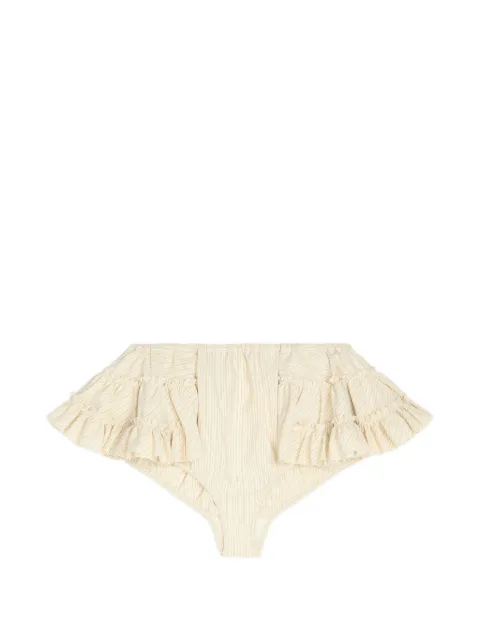 DRIES VAN NOTEN ruffled micro shorts