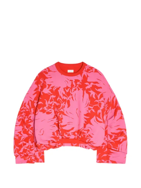 DRIES VAN NOTEN Sweatshirt mit Blumen-Print