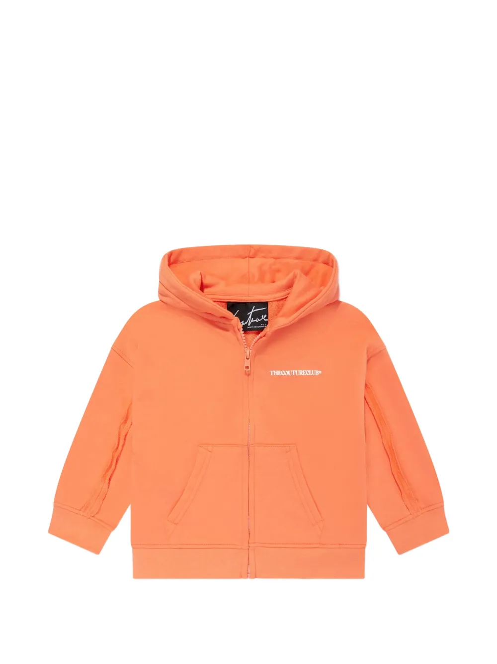THE COUTURE CLUB KIDS zipped hoodie - Orange