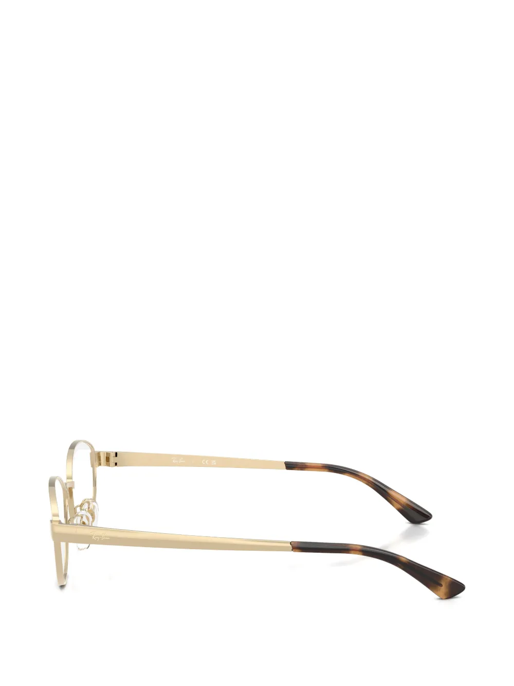 Ray-Ban Bril met ovaal montuur Goud