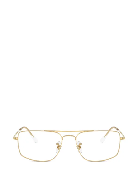 Ray-Ban square metal glasses