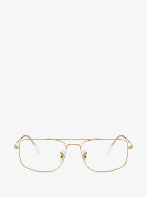 Ray-Ban square metal glasses