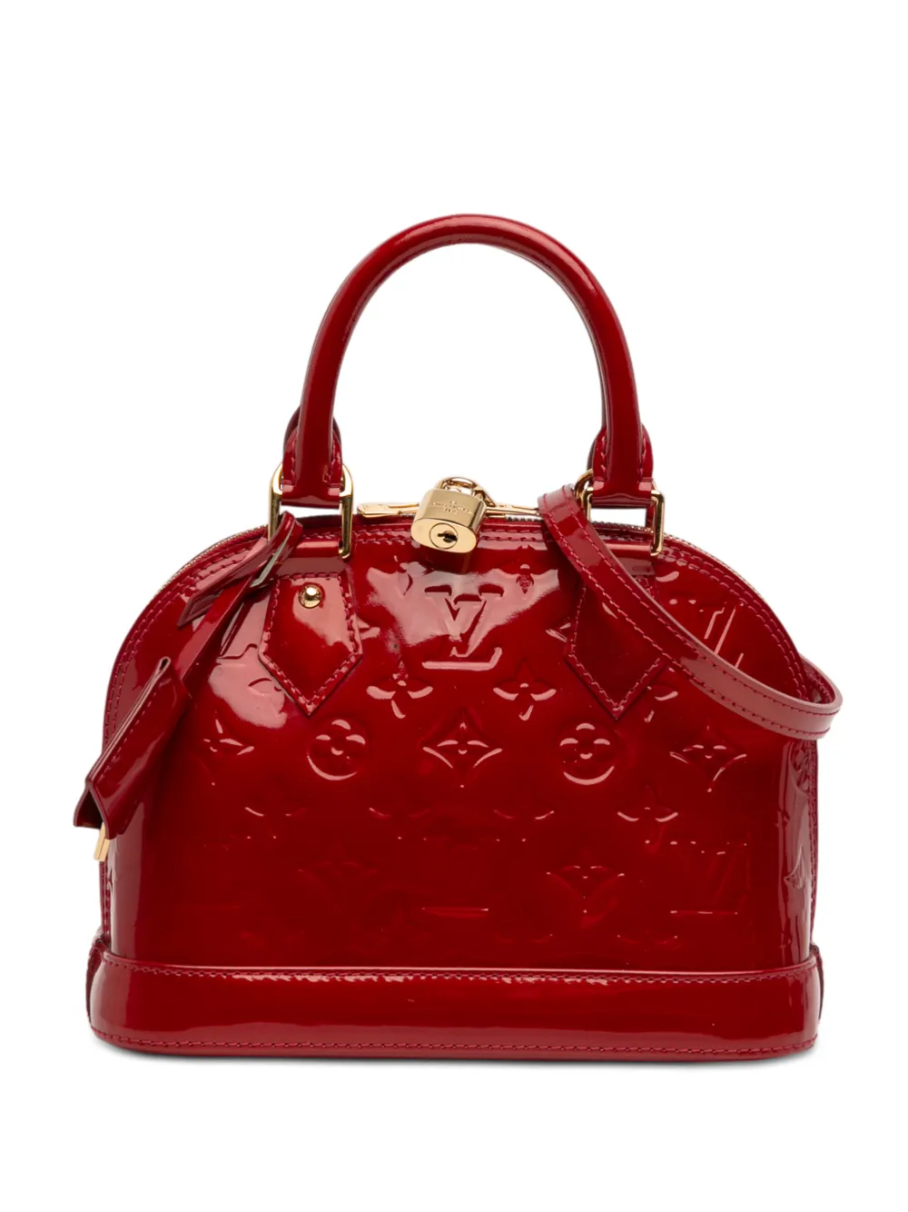 Louis Vuitton Pre-Owned 2013 Monogram Vernis Alma BB satchel - Rosso