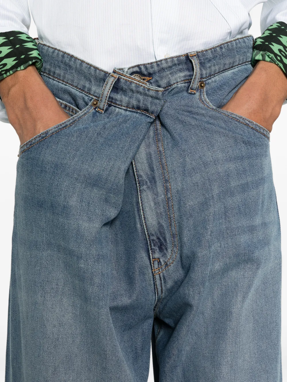 DARKPARK Jeans met vijf zakken Blauw