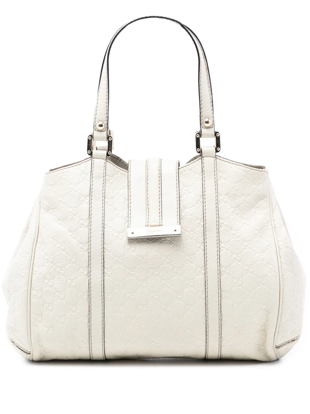 Gucci Pre-Owned 2016-2026 Guccissima New Ladies tote bag - Bianco