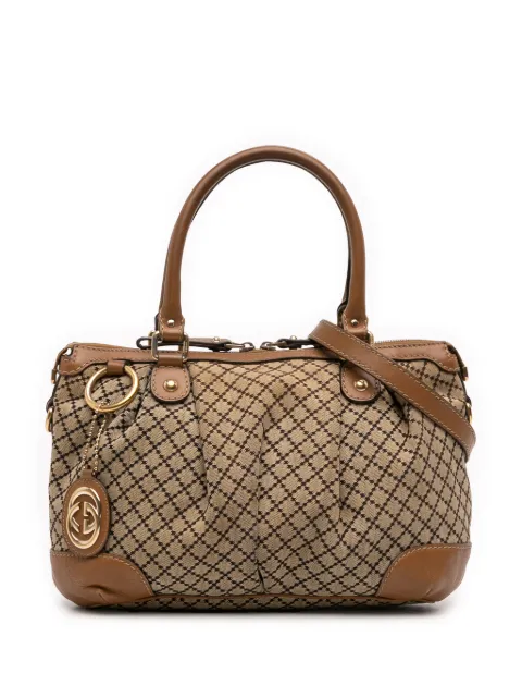Gucci Pre-Owned 2000-2015 Diamante Canvas Sukey satchel