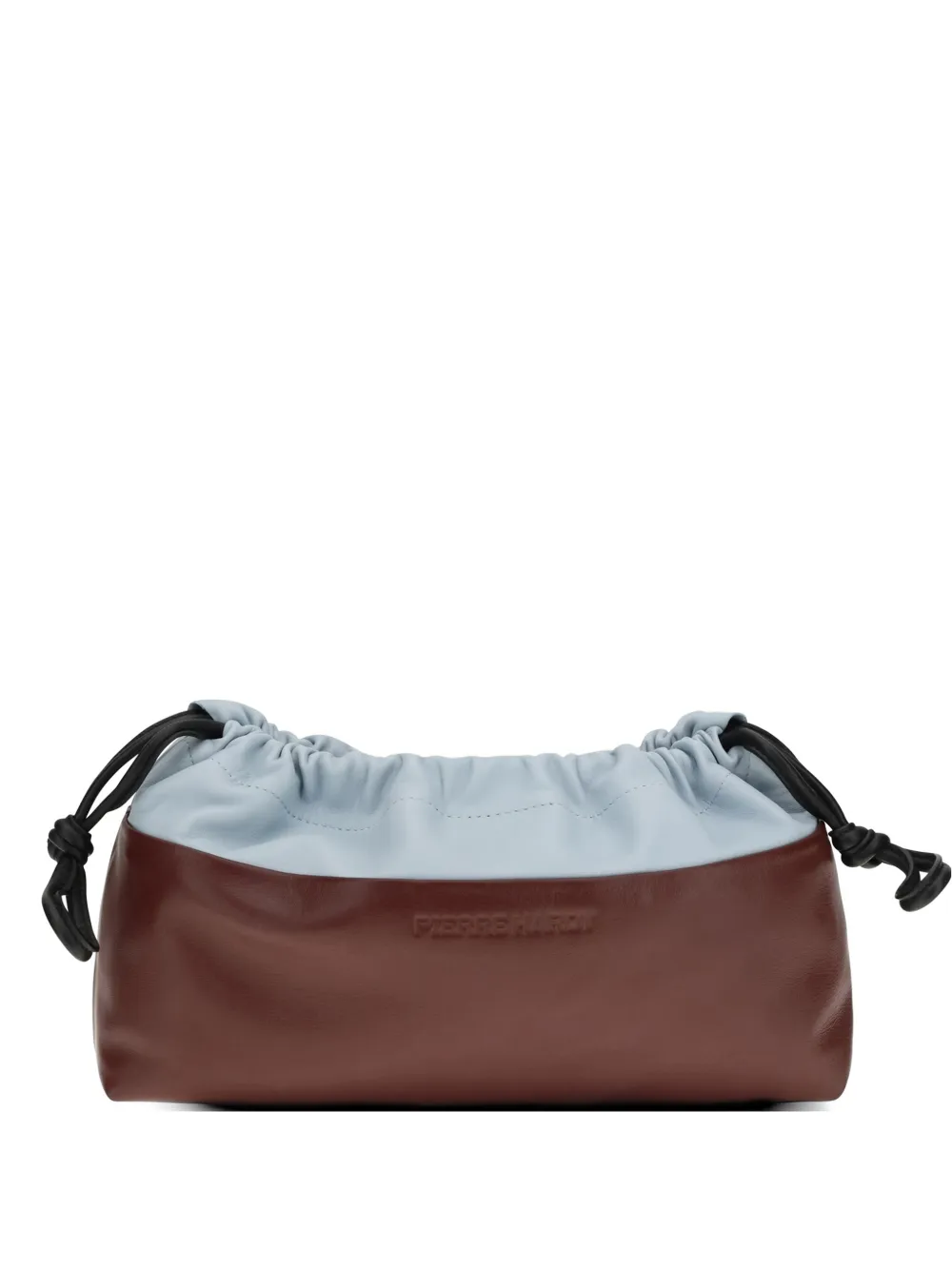 Pierre Hardy Twin drawstring-closure clutch bag - Rosso