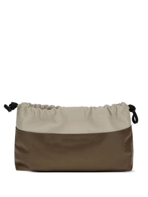 Pierre Hardy Twin drawstring-closure colour-block clutch bag