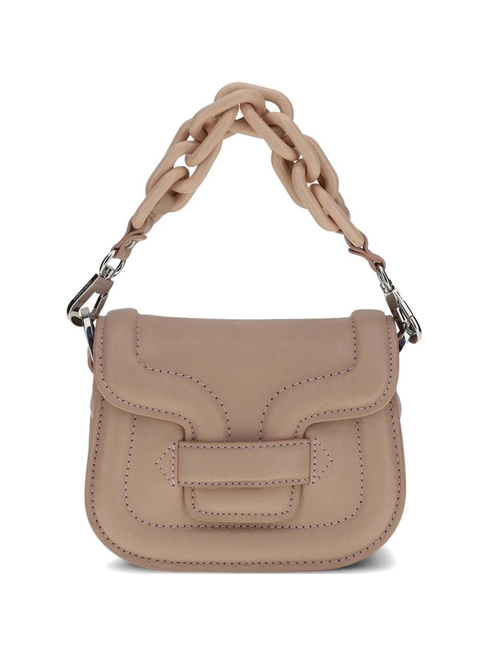 Pierre Hardy Alphaville leather shoulder bag - Rosa