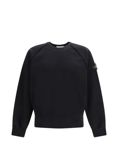 Stone Island patch crew-neck sweatshirt