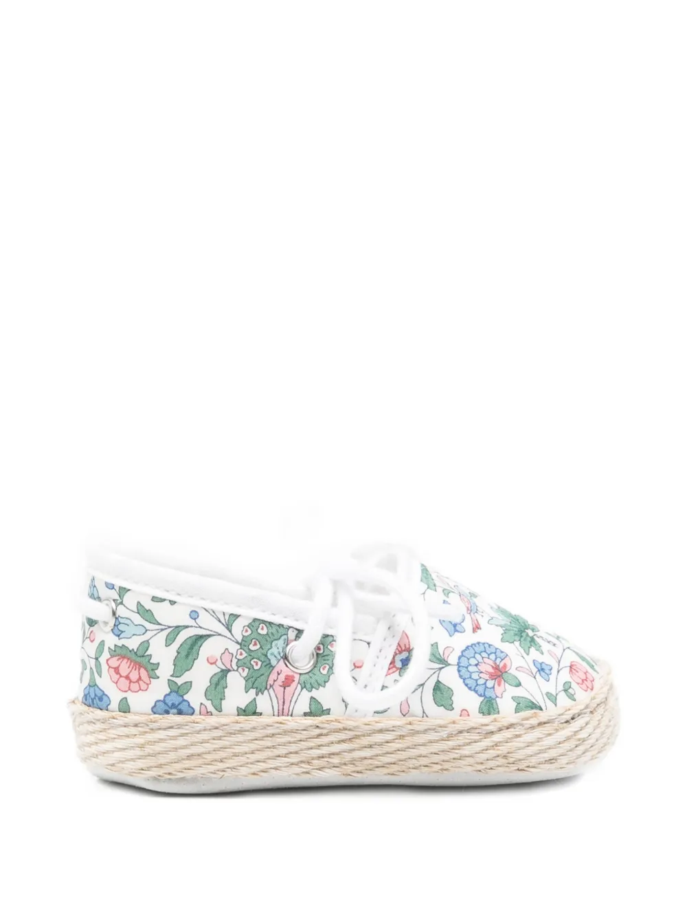 Tartine Et Chocolat floral-print ballet flats Wit