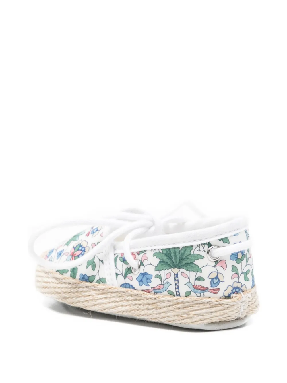 Tartine Et Chocolat floral-print ballet flats Wit