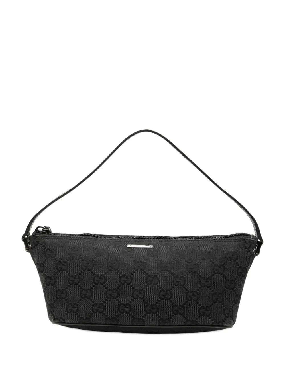 Gucci Pre-Owned 2000-2015 GG Canvas Boat shoulder bag - Nero