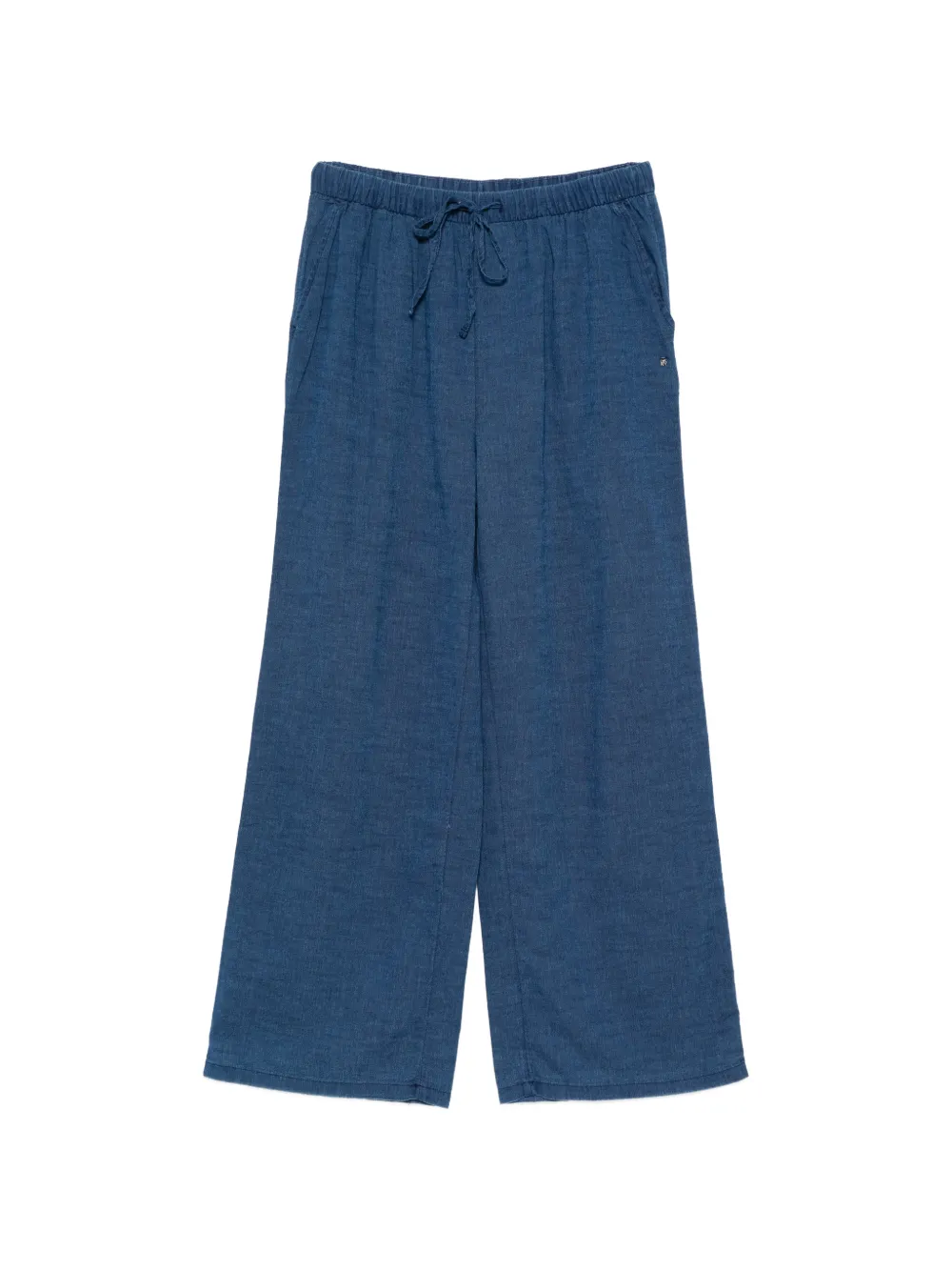 DKNY drawstring palazzo pants - Blu
