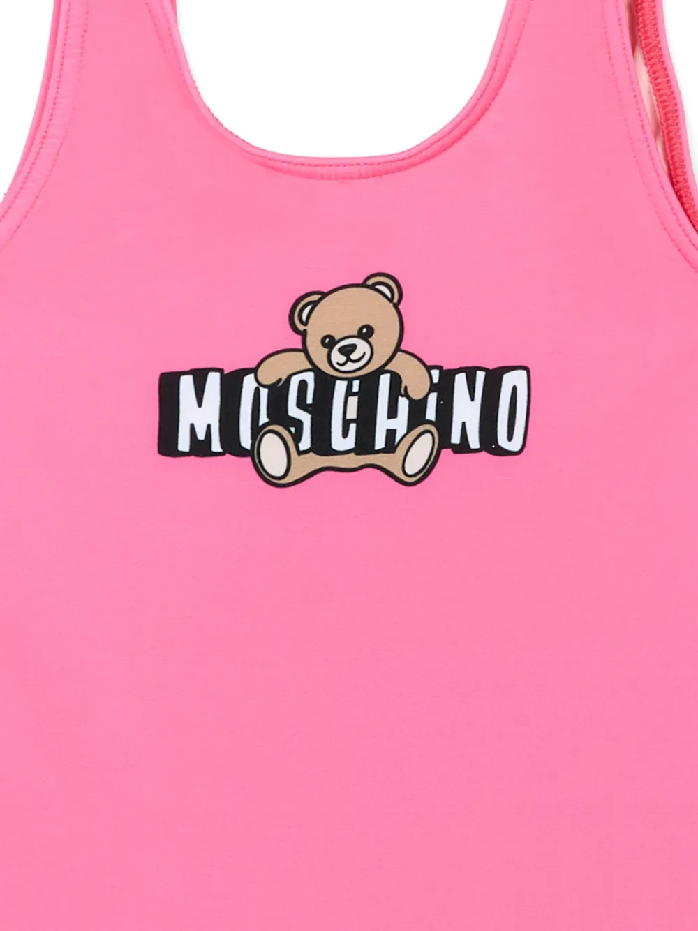 Moschino Kids Badpak met teddyprint Roze