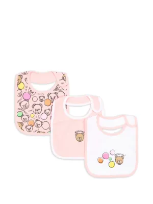 Fendi Kids モノグラム スタイ セット | ピンク | FARFETCH JP