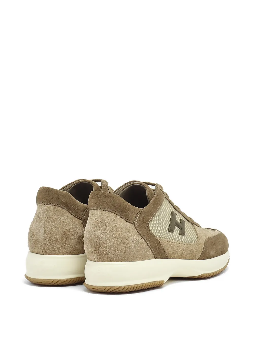 Hogan Sneakers met geborduurd logo Beige