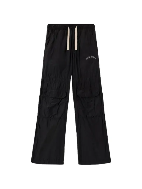 Palm Angels logo drawstring cargo trousers