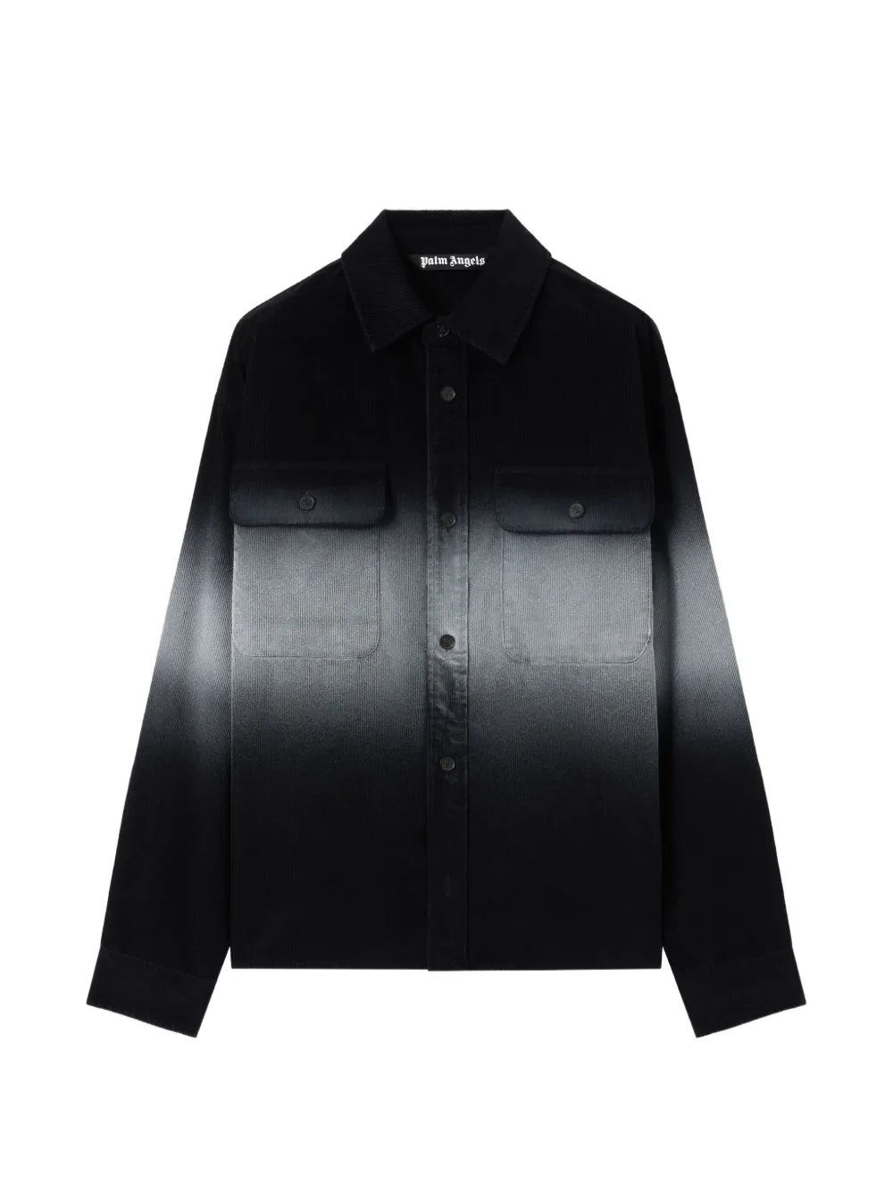 Palm Angels Shirtjack met kleurverloop Zwart