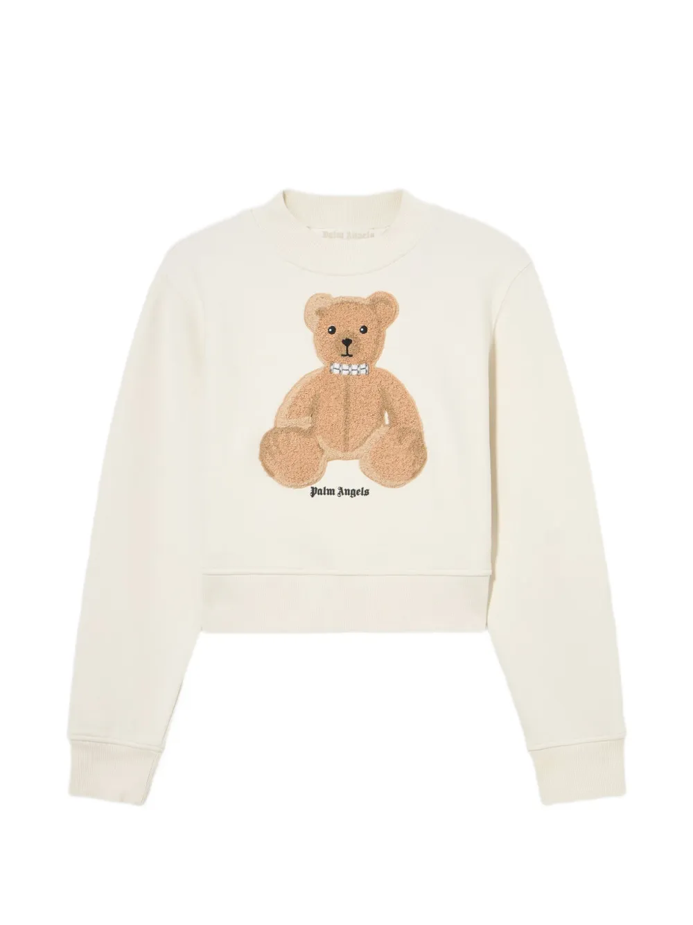 Palm Angels bear fitted sweatshirt - Nude