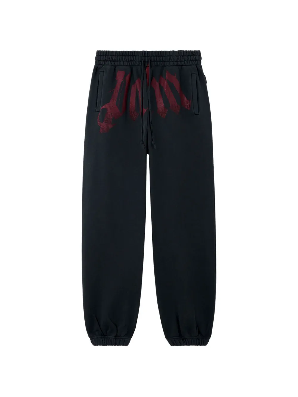 Palm Angels Pantaloni sportivi con stampa - Nero