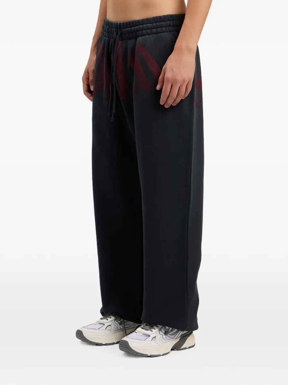 Palm Angels Trainingsbroek met logoprint Zwart