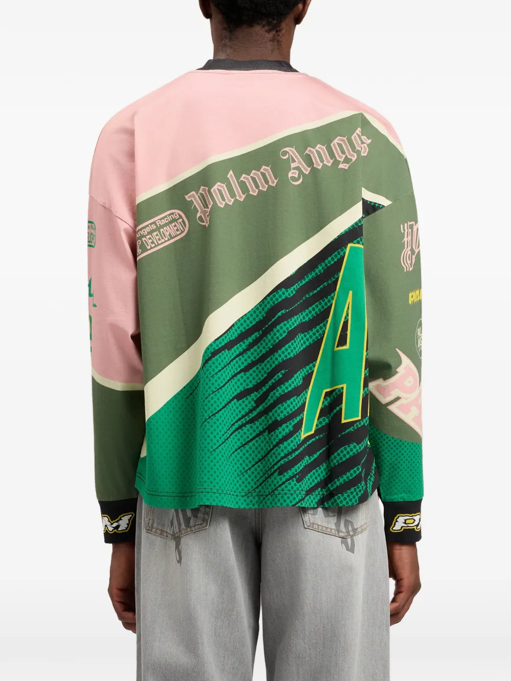 Palm Angels T-shirt met lange mouwen Roze