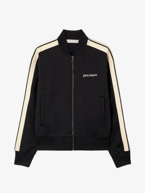 Palm Angels logo side-stripe bomber jacket
