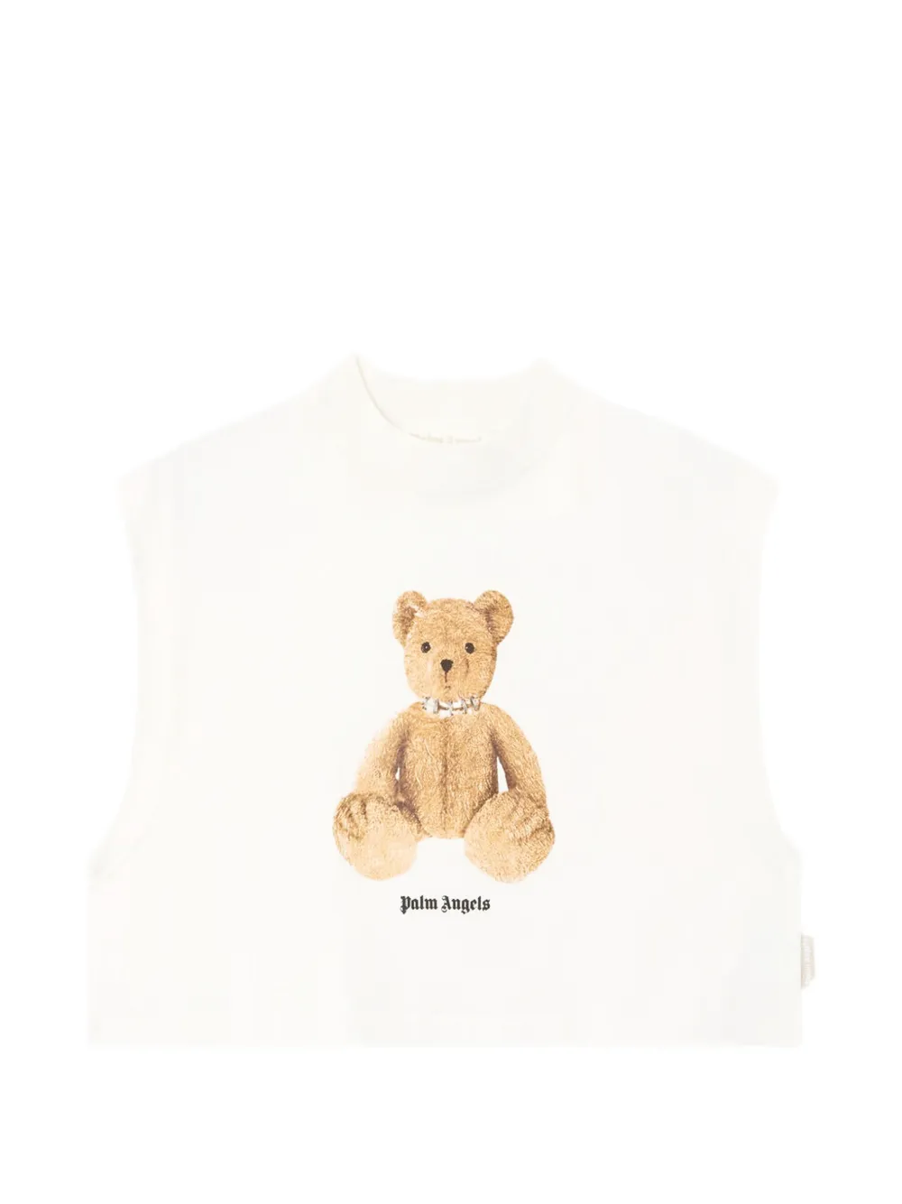 Palm Angels bear-print tank top - Bianco