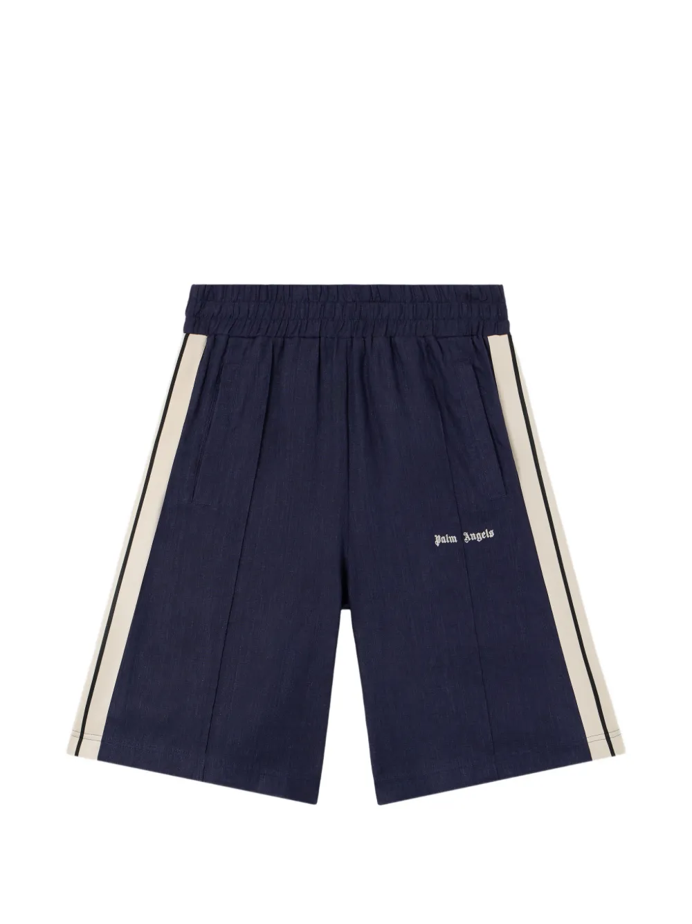 Palm Angels Trainingsshorts met logo Blauw