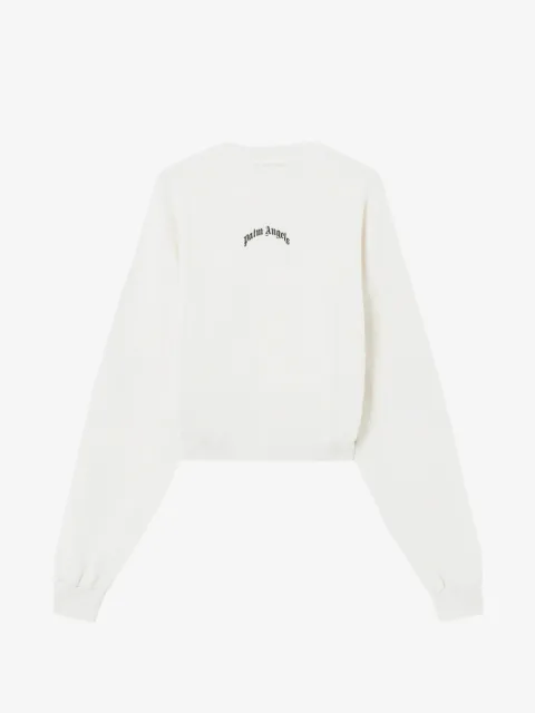 Palm Angels logo-print sweatshirt
