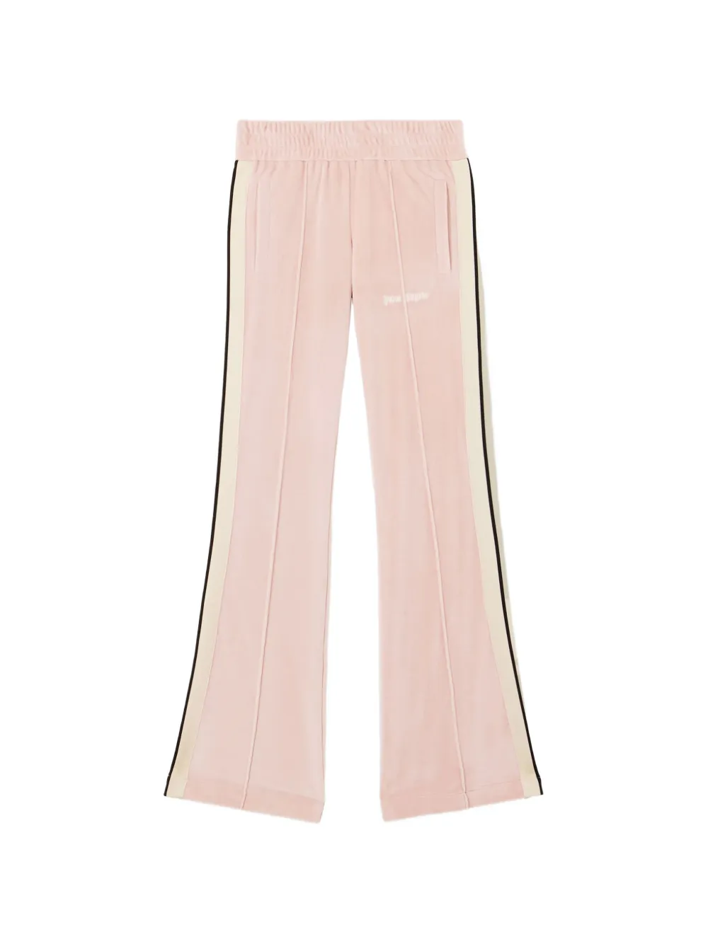 Palm Angels Chenille flared track pants - Rosa