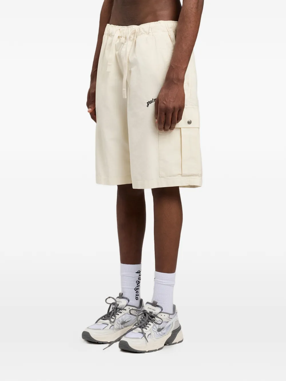 Palm Angels Cargo shorts Wit