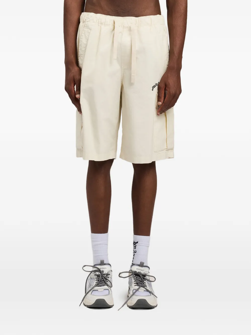 Palm Angels Cargo shorts Wit