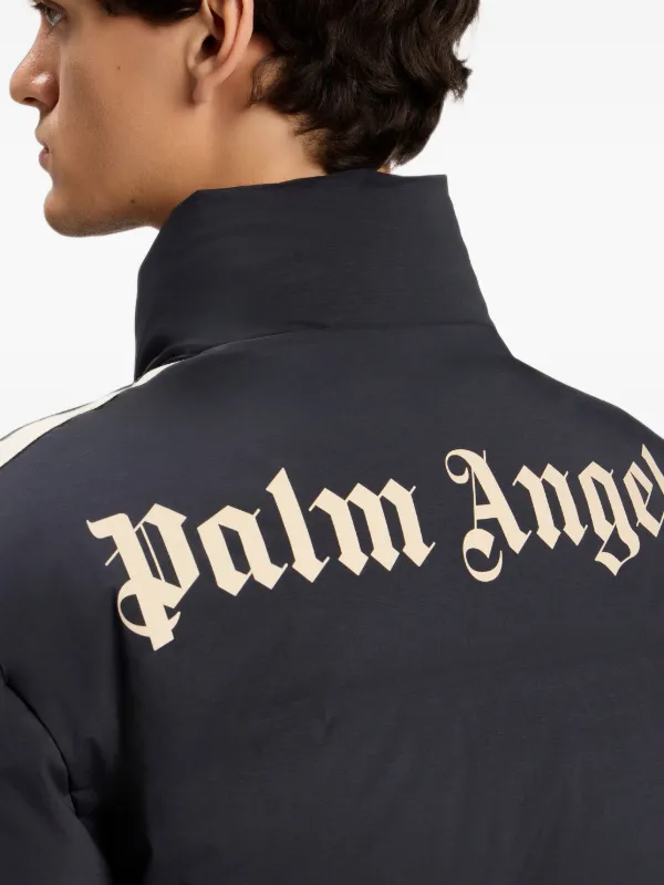 Palm Angels Classic Logo Track Down Jacket | Black | FARFETCH