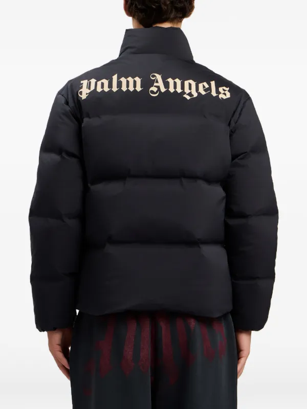 Palm Angels Classic Logo Track Down Jacket | Black | FARFETCH