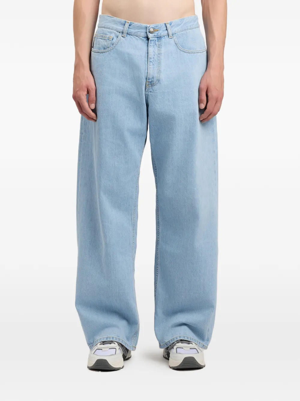 Palm Angels Jeans met vijf zakken Blauw