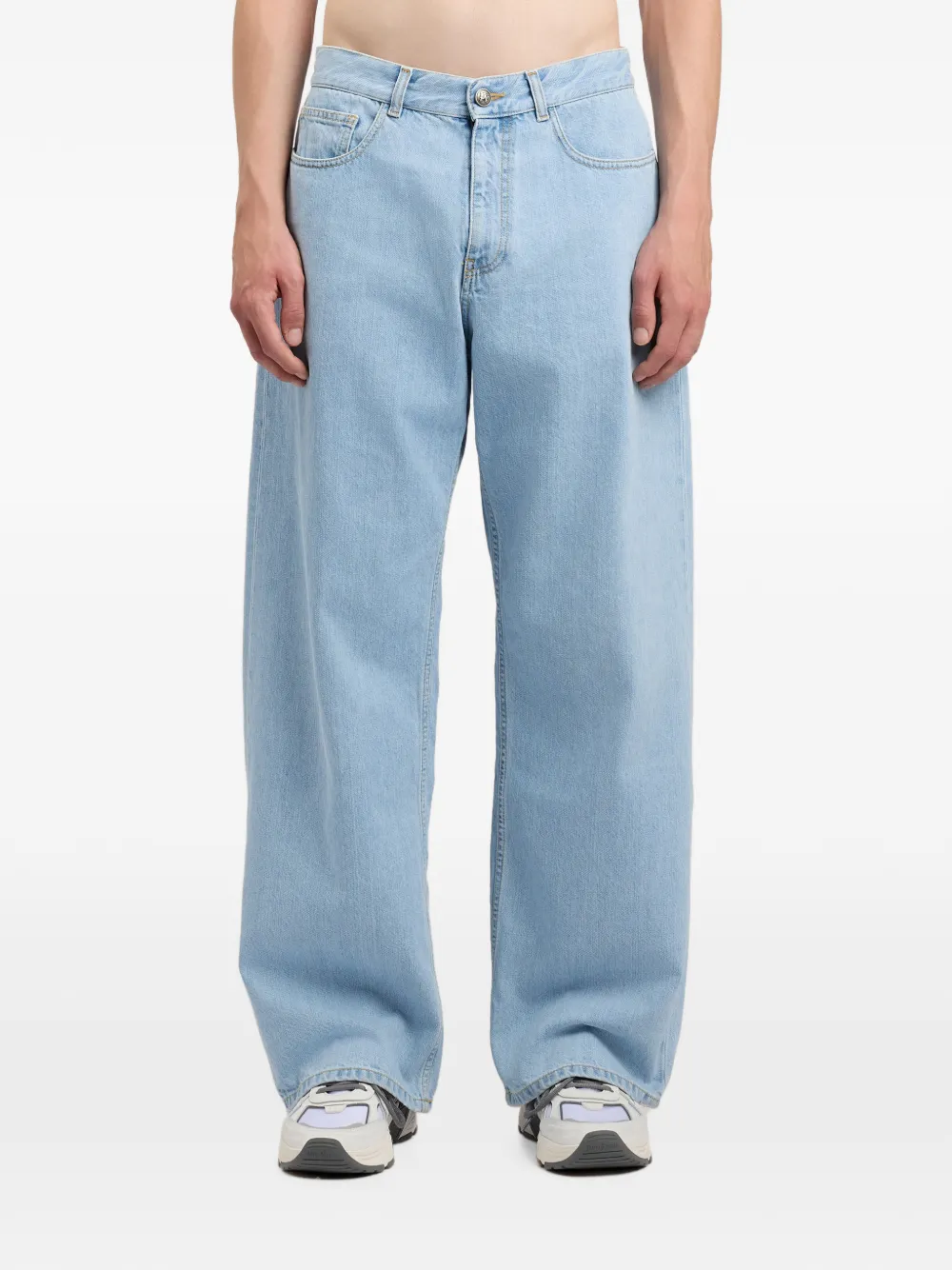 Palm Angels Jeans met vijf zakken Blauw
