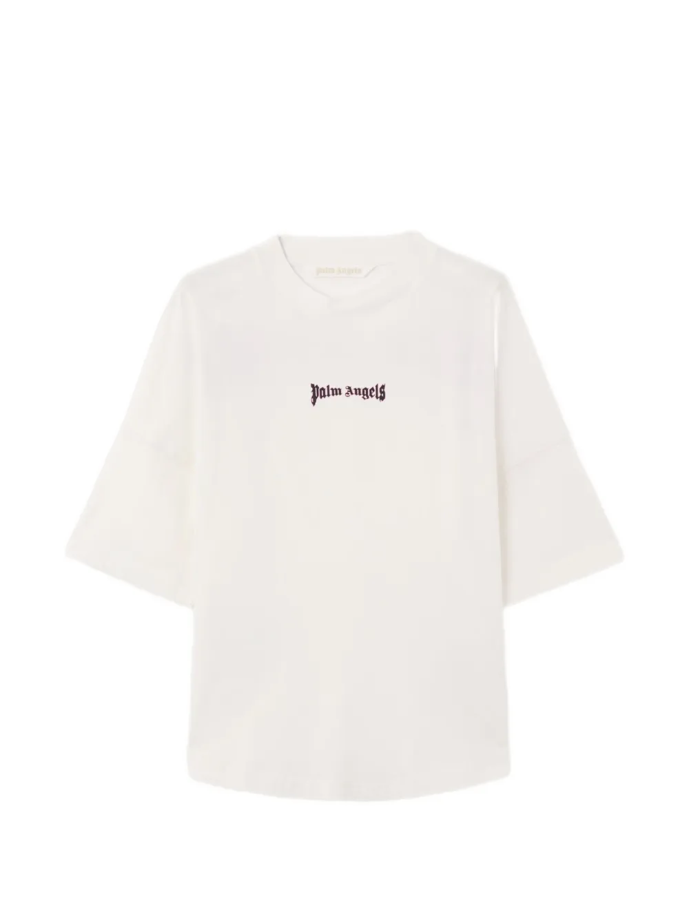 Palm Angels T-shirt girocollo con logo - Bianco
