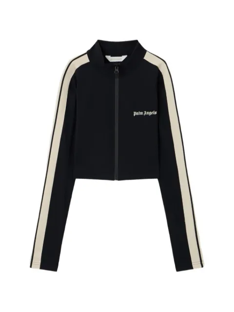 Palm Angels sudadera con logo de rayas
