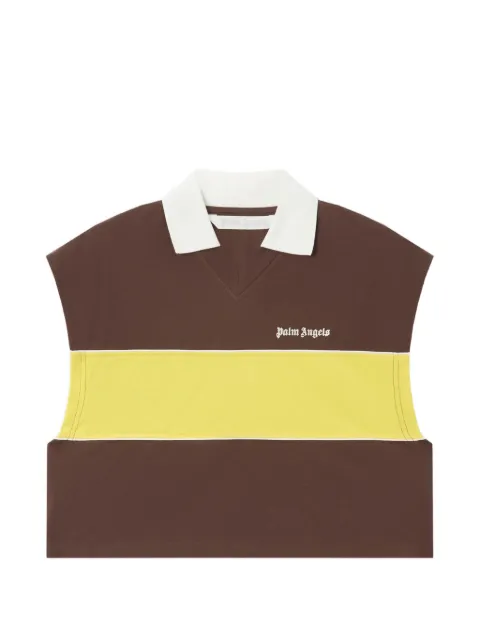 Palm Angels Classic logo boxy polo top