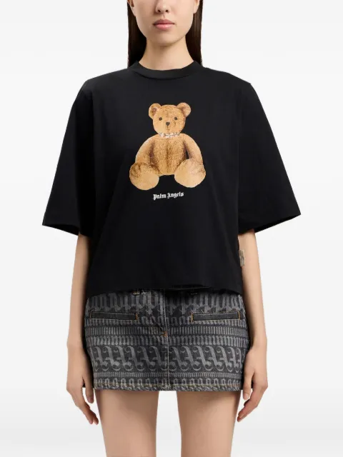 Palm Angels playera con oso estampado