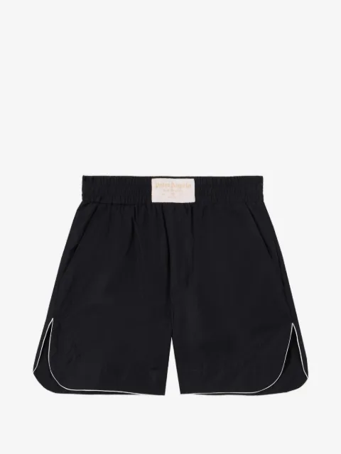 Palm Angels curved logo shorts